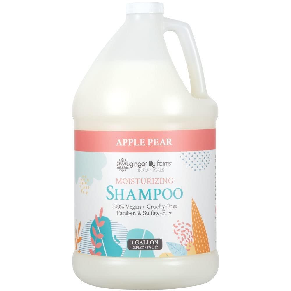 image:imageGinger Lily Farms Botanicals Moisturizing Shampoo for All Hair Types Coco Mango 100 Vegan amp CrueltyFree Coconut Mango Scent 1 Gallon 128 fl oz RefillApple Pear