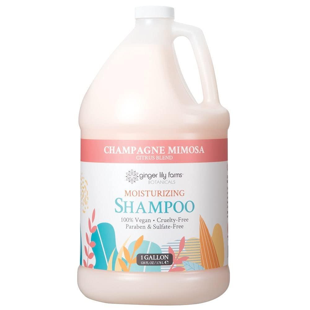image:imageGinger Lily Farms Botanicals Moisturizing Shampoo for All Hair Types Coco Mango 100 Vegan amp CrueltyFree Coconut Mango Scent 1 Gallon 128 fl oz RefillChampagne Mimosa