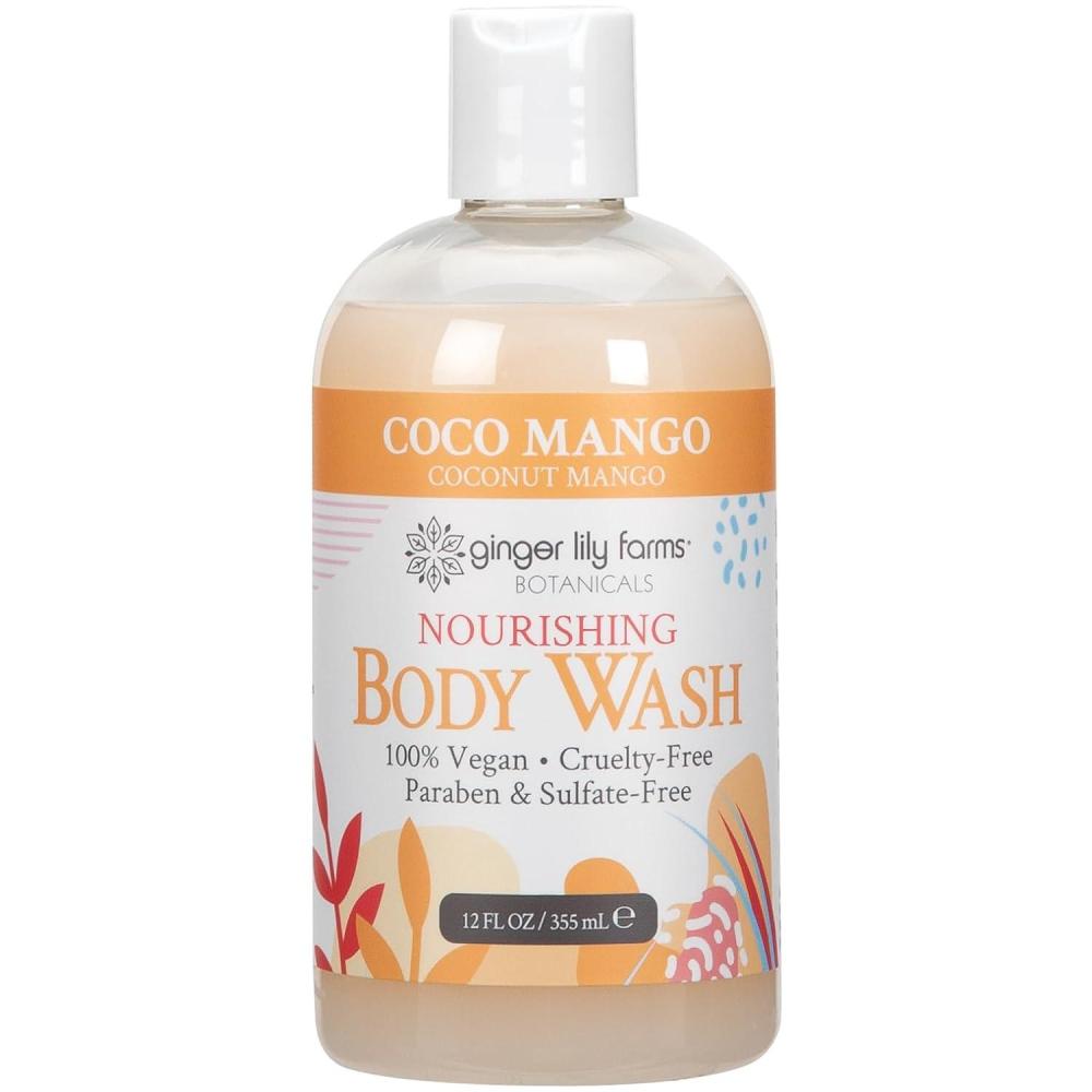 image:imageGinger Lily Farms Botanicals Nourishing Body Wash 100 Vegan amp CrueltyFree Bath amp Shower Gel for Men and Women Lavender Chamomile Scent 1 Gallon Refill 128 fl ozCoco Mango