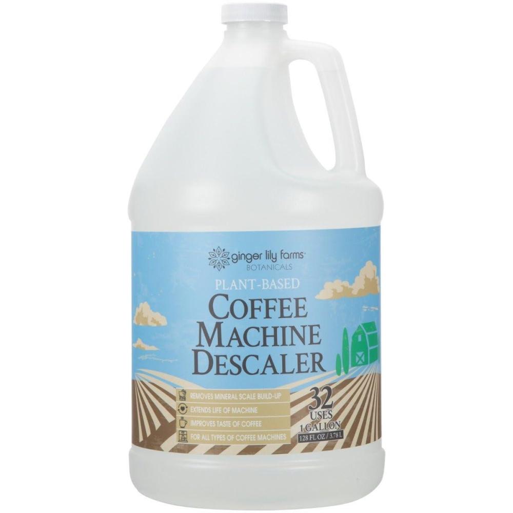 image:imageGinger Lily Farms Botanicals PlantBased Coffee Machine Descaler Universal Descaling Solution for All Coffee Machines 32 Uses 1 Gallon 128 fl oz