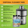 Ginger Lily Farms Botanicals Garbage Disposal Cleaner Tabs, Deep Cleaning Tablets for Sink Disposals, Removes Odor-Causing Residues, Citrus Scent, 40-Count