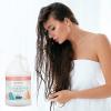 Ginger Lily Farms Botanicals Moisturizing Conditioner for Dry Hair, Island Tranquility, 100% Vegan & Cruelty-Free, Green Tea Lemongrass Scent, 1 Gallon Refill (Pack of 4)(Apple Pear)