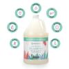 Ginger Lily Farms Botanicals Moisturizing Shampoo for All Hair Types, Coco Mango, 100% Vegan & Cruelty-Free, Coconut Mango Scent, 1 Gallon (128 fl oz) Refill(Eucalyptus Tranquility)