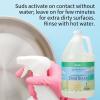 Ginger Lily Farms Botanicals Plant-Based Foaming Spray Dish Soap, Concentrated Formula with Max Grease Cleaning Power, Cruelty-Free, Fragrance-Free, 1 Gallon Refill (128 Fl Oz)(Basil)