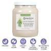 Ginger Lily Farms Botanicals Revitalizing Organic Sugar Scrub, All-Natural Skin Exfoliating Sugar Crystals, 100% Vegan & Cruelty-Free, Fragrance-Free, 64 oz.(Green Tea Lemongrass)