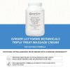 Ginger Lily Farms Botanicals Triple Treat Massage Cream, 100% Vegan & Cruelty-Free, Fragrance-Free, 1 Gallon
