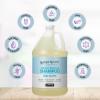 Ginger Lily Farms Club & Fitness Moisturizing Shampoo for All Hair Types, 100% Vegan & Cruelty-Free, Aloe Vera Scent, 1 Gallon Refill (Pack of 4)(Rain Water)