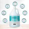 Ginger Lily Farms Club & Fitness Soothing Butter Lotion for Dry Skin, 100% Vegan & Cruelty-Free, Ocean Breeze Scent, 1 Gallon (128 fl oz) Refill(Ocean Breeze)