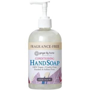 Ginger Lily Farms Botanicals All-Purpose Liquid Hand Soap, 100% Vegan & Cruelty-Free, Fragrance-Free, 12 fl oz (Pack of 6)(Fragrance Free)