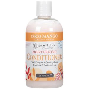 Ginger Lily Farms Botanicals Moisturizing Conditioner for Dry Hair, Island Tranquility, 100% Vegan & Cruelty-Free, Green Tea Lemongrass Scent, 1 Gallon Refill (Pack of 4)(Coco Mango)