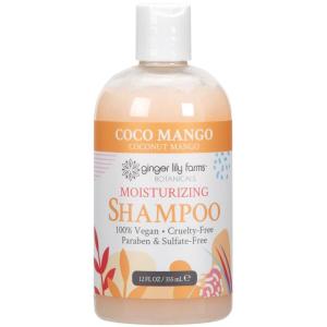 Ginger Lily Farms Botanicals Moisturizing Shampoo for All Hair Types, Coco Mango, 100% Vegan & Cruelty-Free, Coconut Mango Scent, 1 Gallon (128 fl oz) Refill(Coco Mango)
