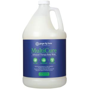 Ginger Lily Farms Botanicals MultiCure Advanced Therapy Body Wash with Tea Tree Oil, Peppermint and Aloe Vera, 100% Vegan & Cruelty-Free, 1 Gallon (128 fl oz) Refill(128 Ounce (Pack of 1))
