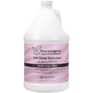 Ginger Lily Farms Botanicals Shea Indulgence 24H Deep Hydration Body Lotion, Coco Mango, 100% Vegan & Cruelty-Free, Coconut Mango Scent, 1 Gallon (128 fl oz) Refill(Vanilla Sugar Bliss)