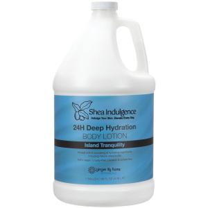 Ginger Lily Farms Botanicals Shea Indulgence 24H Deep Hydration Body Lotion, Coco Mango, 100% Vegan & Cruelty-Free, Coconut Mango Scent, 1 Gallon (128 fl oz) Refill(Island Tranquility)