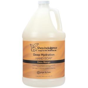 Ginger Lily Farms Botanicals Shea Indulgence Deep Hydration Liquid Hand Soap Refill, 100% Vegan & Cruelty-Free, Vanilla Sugar Bliss Scent, 1 Gallon (128 fl oz)(Coco Mango)