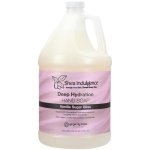 Ginger Lily Farms Botanicals Shea Indulgence Deep Hydration Liquid Hand Soap Refill, 100% Vegan & Cruelty-Free, Vanilla Sugar Bliss Scent, 1 Gallon (128 fl oz)(Vanilla Sugar Bliss)