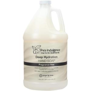 Ginger Lily Farms Botanicals Shea Indulgence Deep Hydration Liquid Hand Soap Refill, 100% Vegan & Cruelty-Free, Vanilla Sugar Bliss Scent, 1 Gallon (128 fl oz)(Fragrance Free)