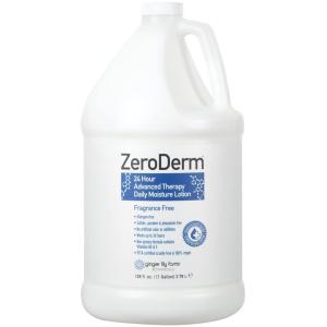 Ginger Lily Farms Botanicals ZeroDerm 24 Hour Advanced Therapy Daily Moisture Lotion, Allergen-Free, 100% Vegan & Cruelty-Free, Fragrance Free, 1 Gallon (128 fl. oz.) Refill(128 Fl Oz (Pack of 1))