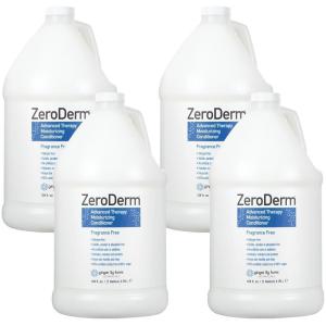 Ginger Lily Farms Botanicals ZeroDerm Advanced Therapy Moisturizing Conditioner for All Hair Types 100 Vegan CrueltyFree Fragrance Free 1 Gallon Refill Pack of, White, Unscented, 4 Count, (Pack of 4)(128 Fl Oz (Pack of 4))